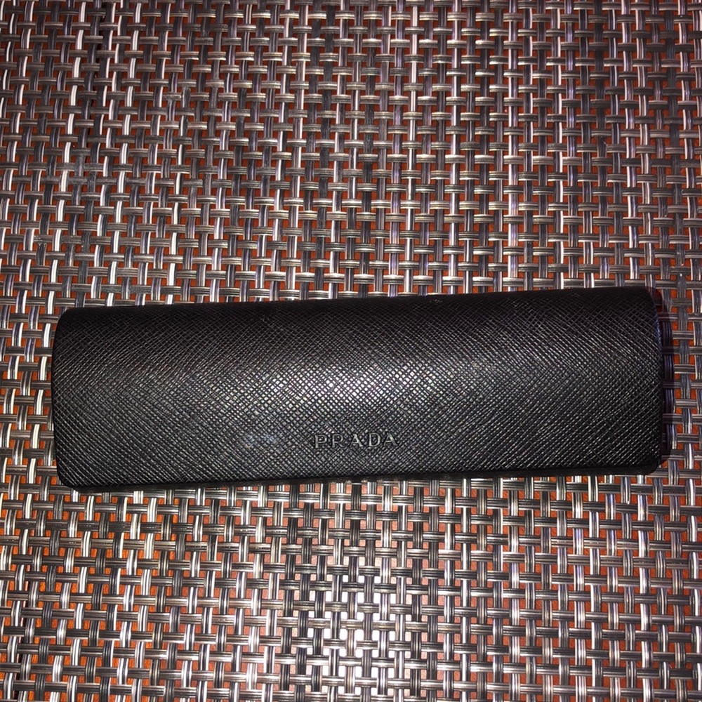 Prwnd Prada glasses case 6”x2”